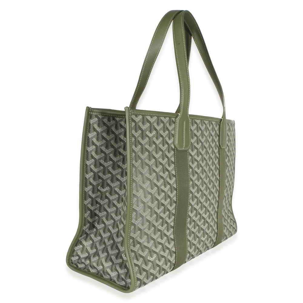 Goyard Khaki Goyardine Canvas Villette Tote - Picture 3 of 5